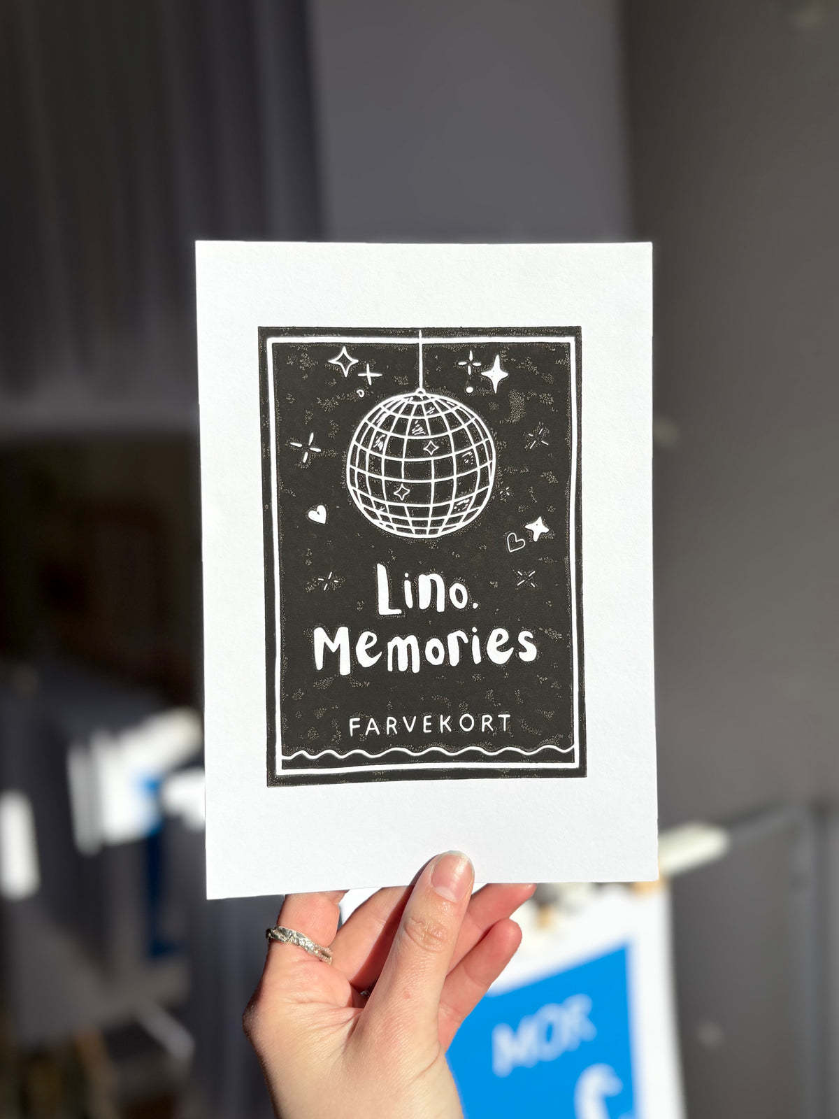 Schmincke Aqua Linoprint - elfenben sort (250 ml)