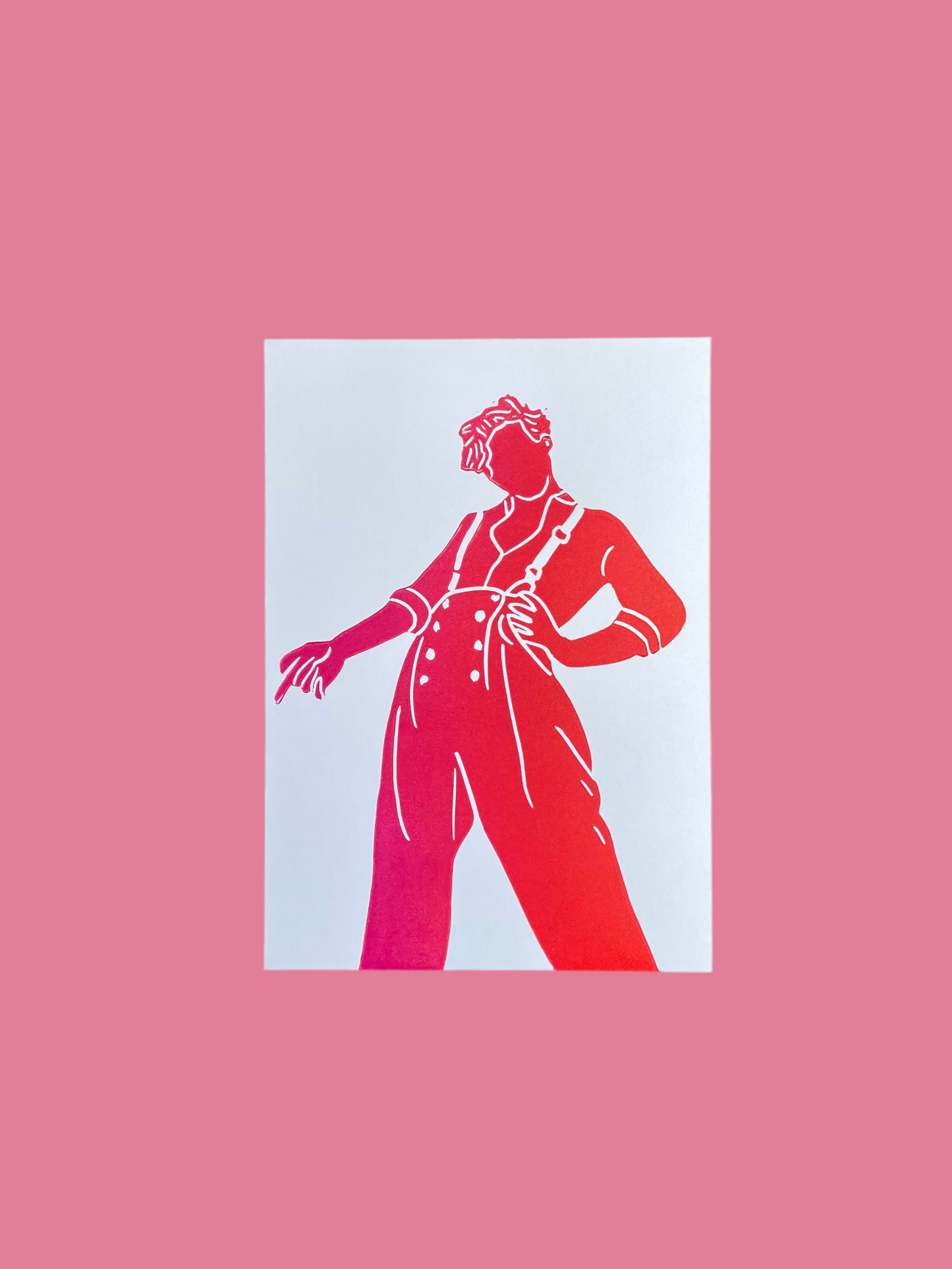 Harry Styles - rød/lilla