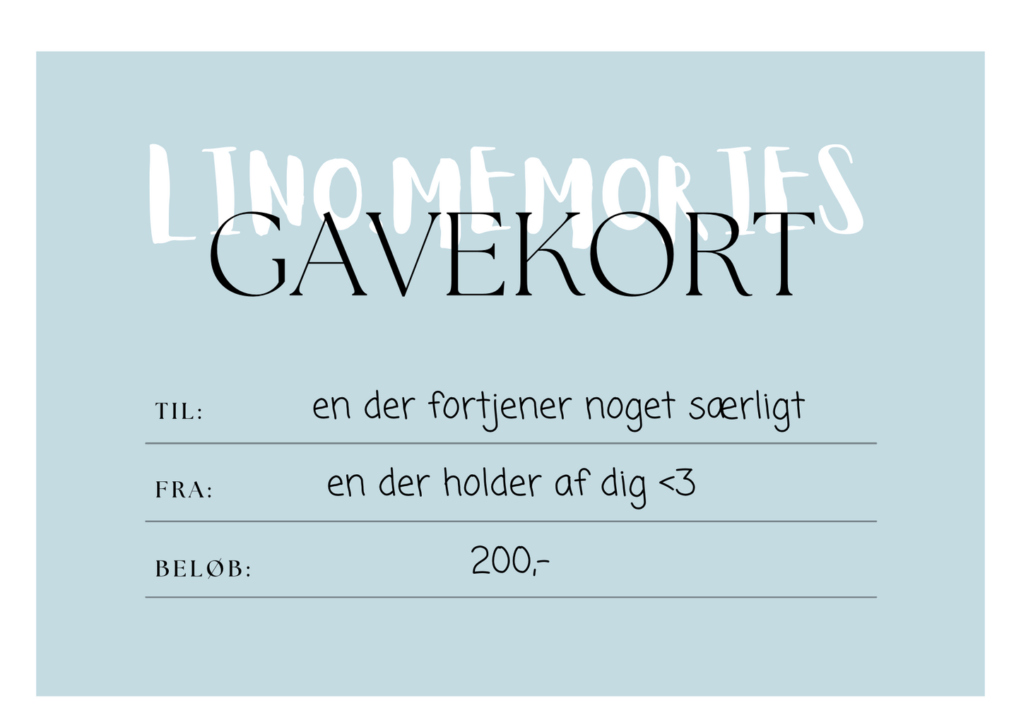 Gift certificate for linoleum printing – a unique gift for someone you love