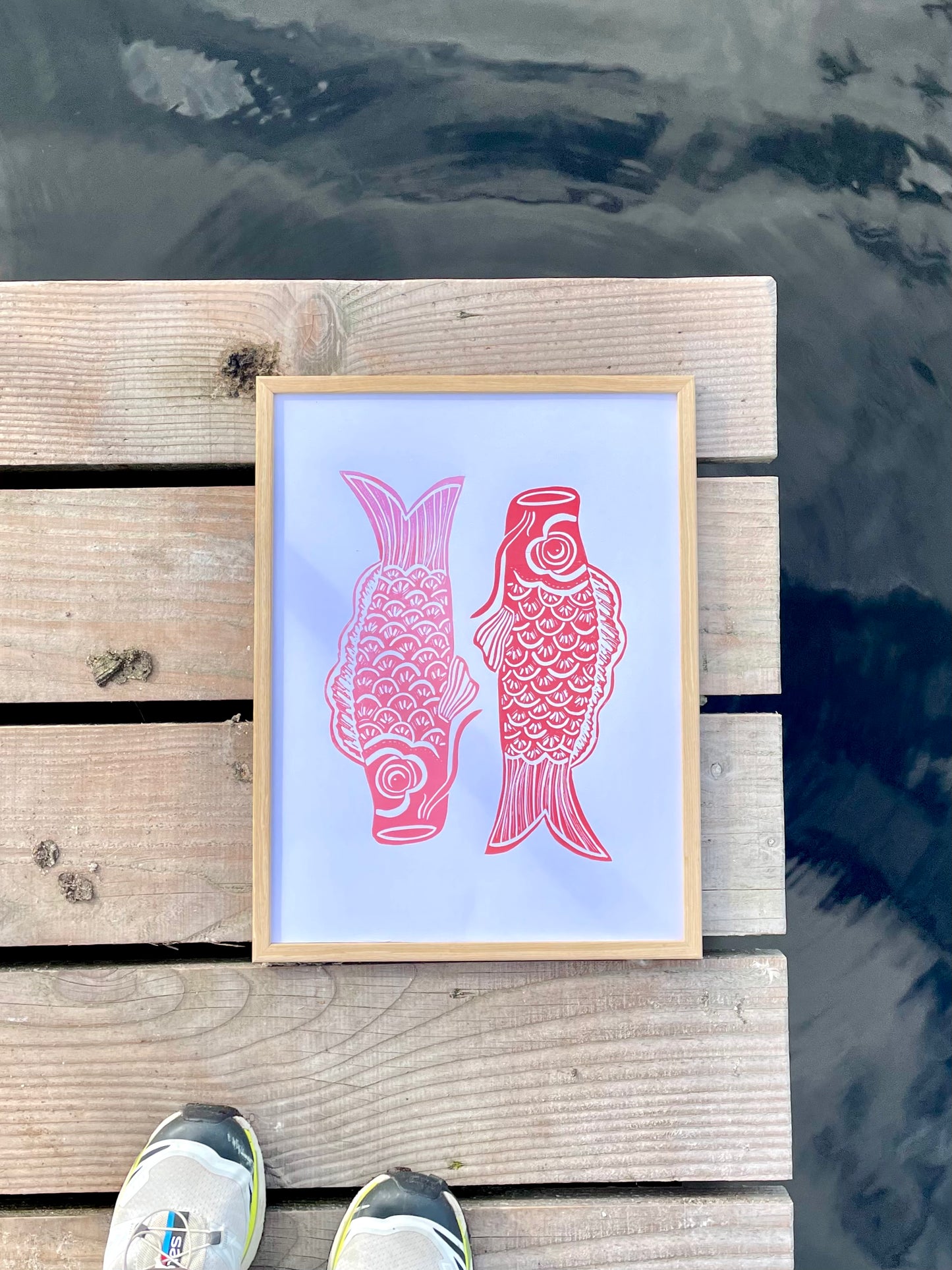 Koi fisk (vælg farve)