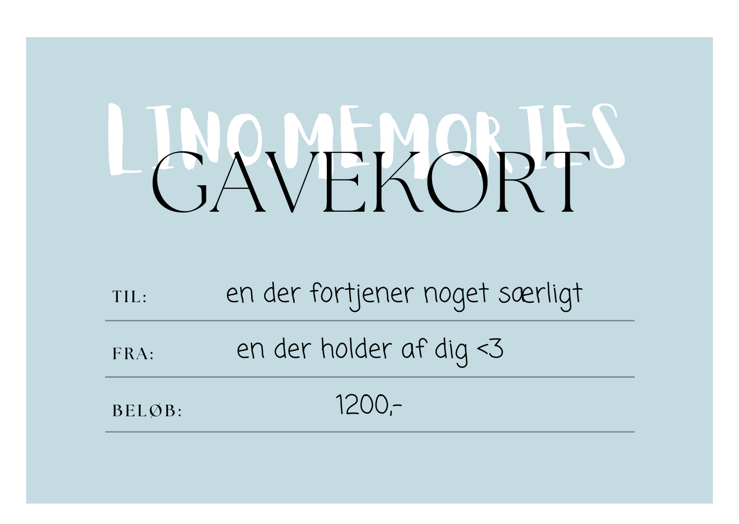 Gift certificate for linoleum printing – a unique gift for someone you love