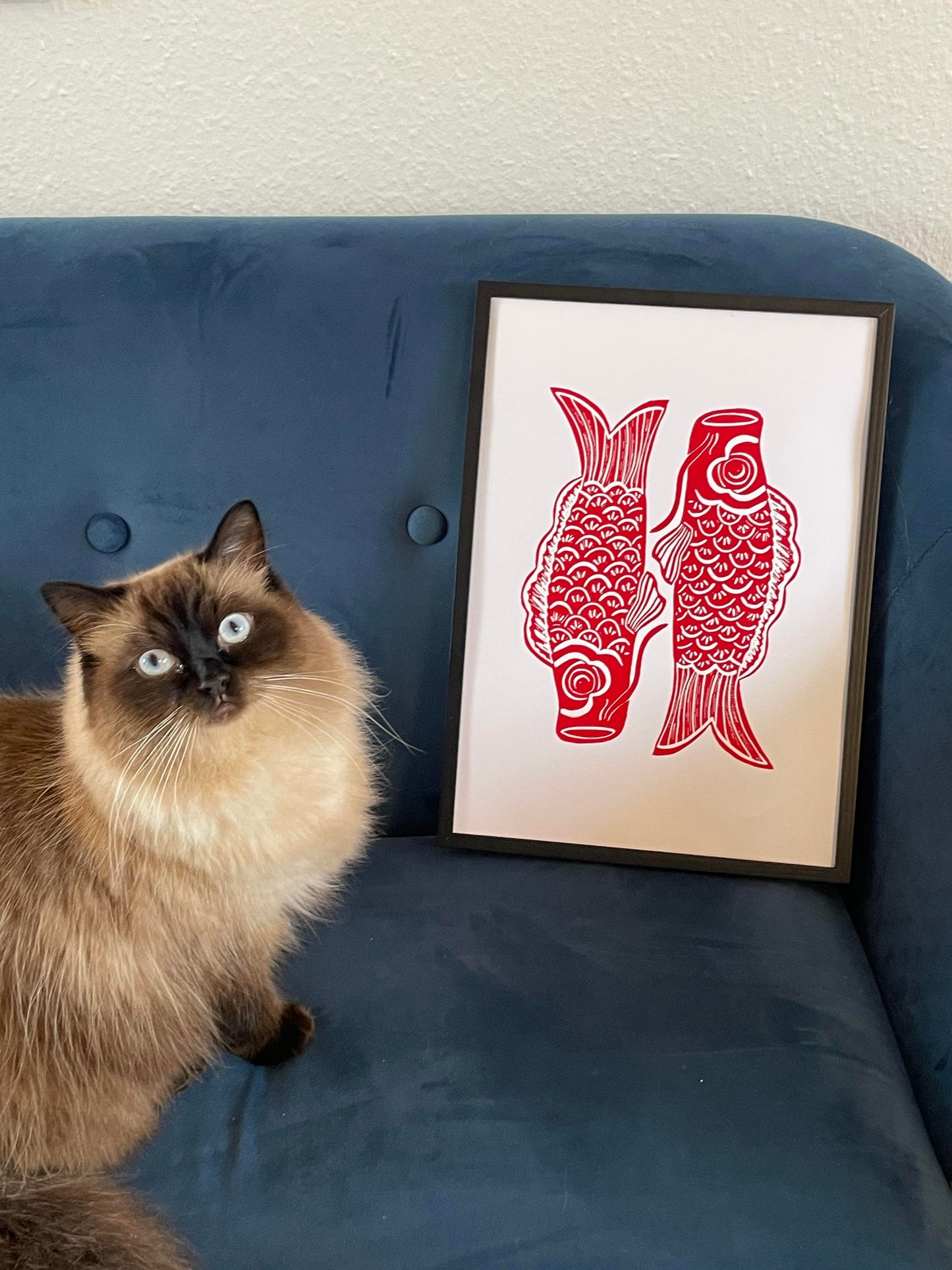 Koi fisk (vælg farve)