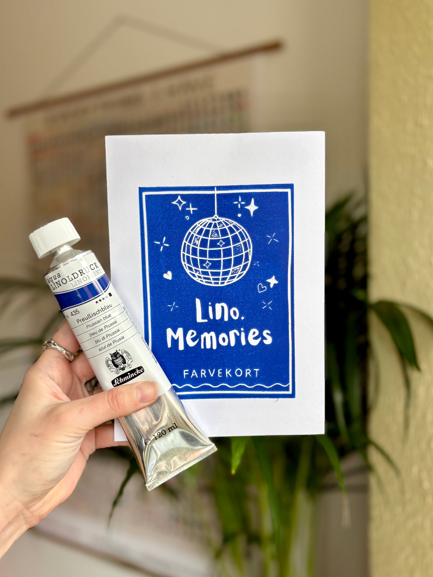 Schmincke Aqua Linoprint - preusserblå (120 ml)