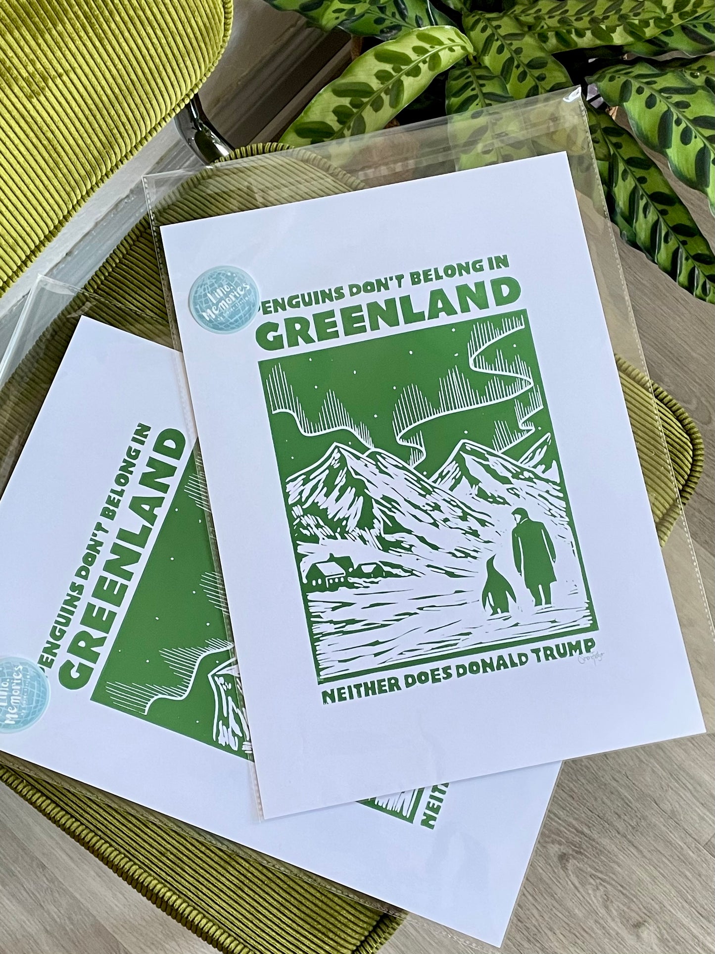 Trump & Penguins (vælg farve)