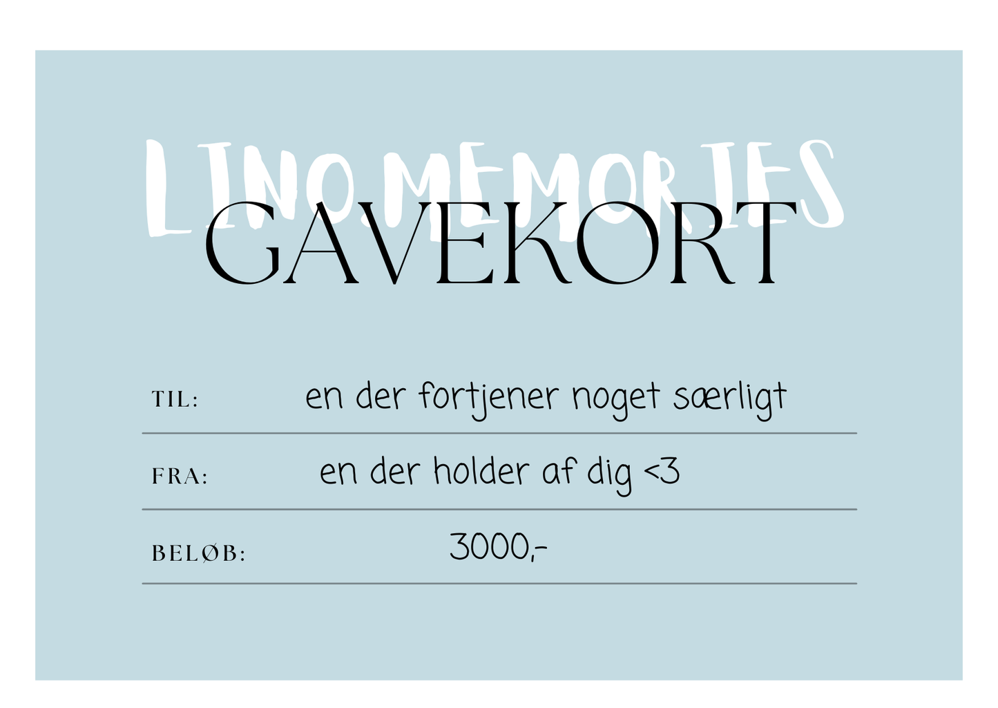 Gift certificate for linoleum printing – a unique gift for someone you love