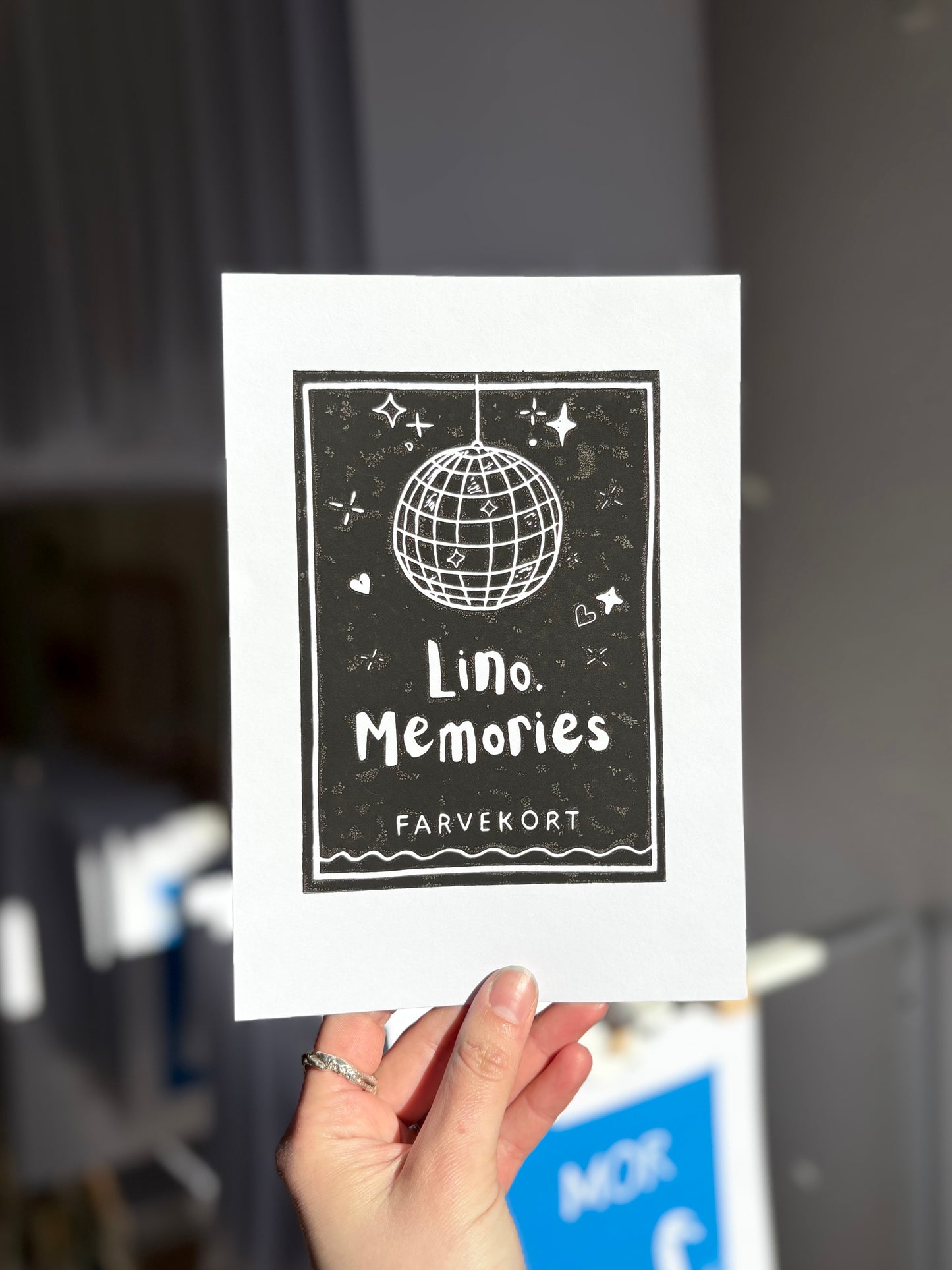 Schmincke Aqua Linoprint - elfenben sort (250 ml)