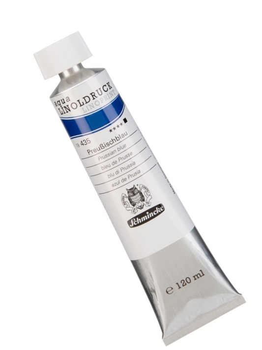 Schmincke Aqua Linoprint - preusserblå (120 ml)