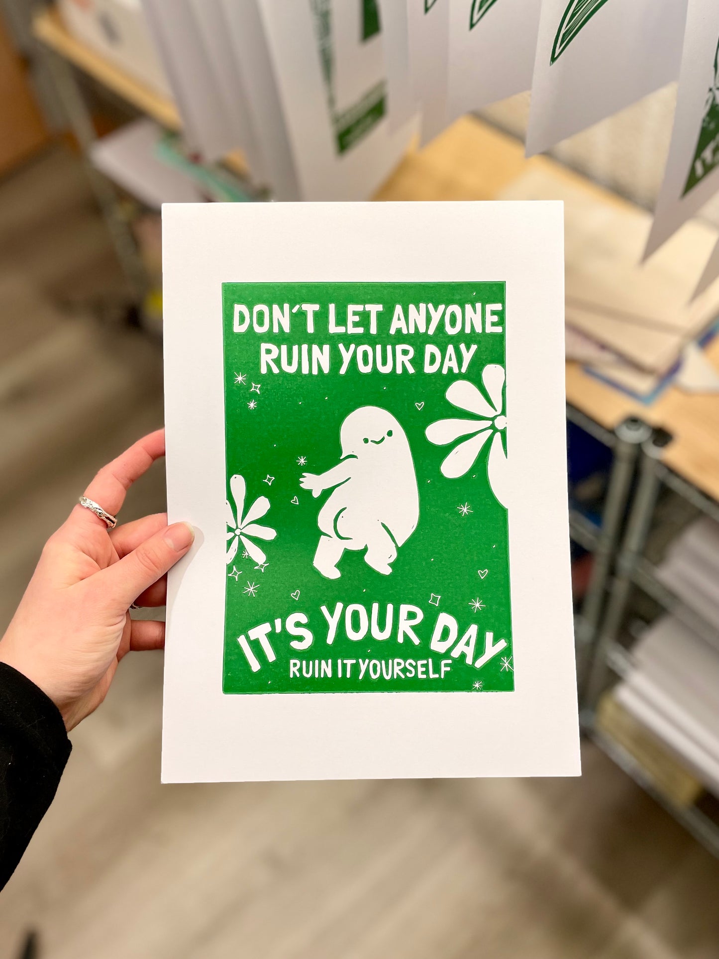 Don't let anyone ruin your day (choose color)