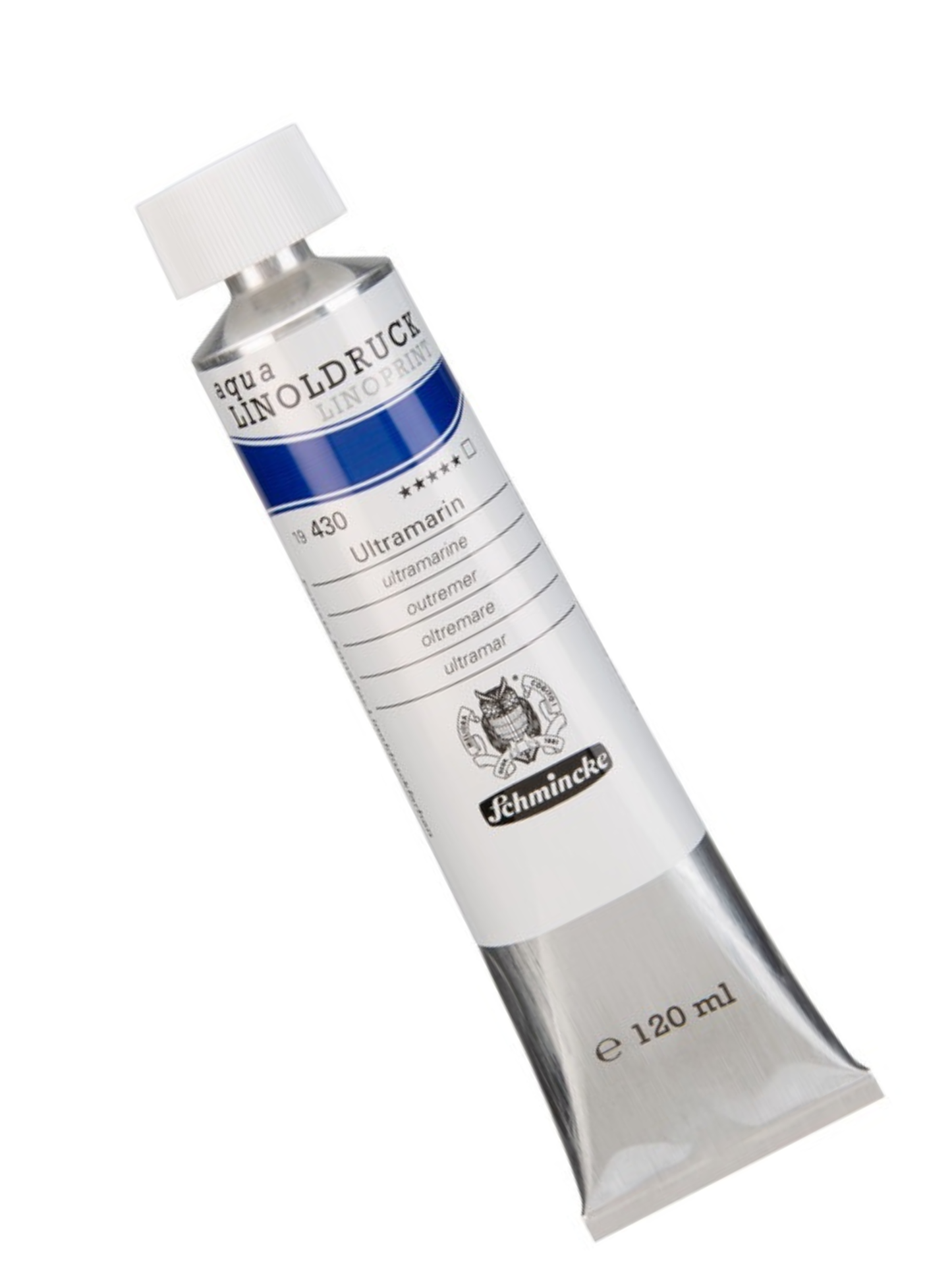 Schmincke Aqua Linoprint - ultramarin (120 ml)