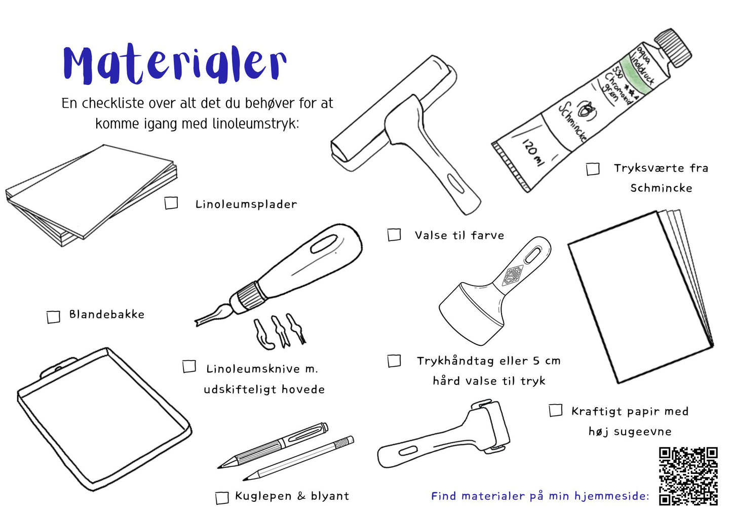 Din ultimative guide til linoleumstryk (e-bog)