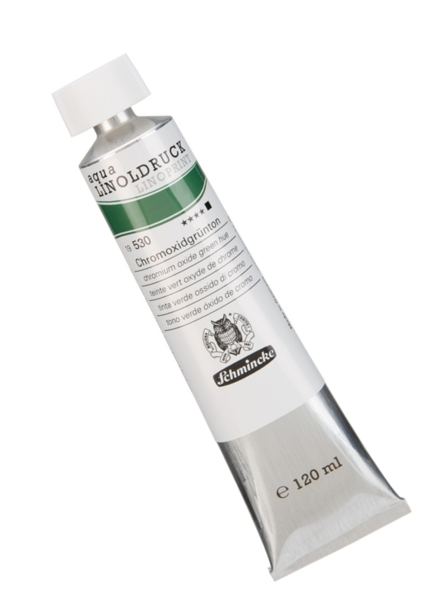 Schmincke Aqua Linoprint - chromoxid grøn(120 ml)