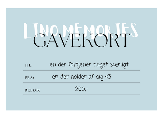 Gavekort til linoleumstryk – en unik gave til en, du holder af