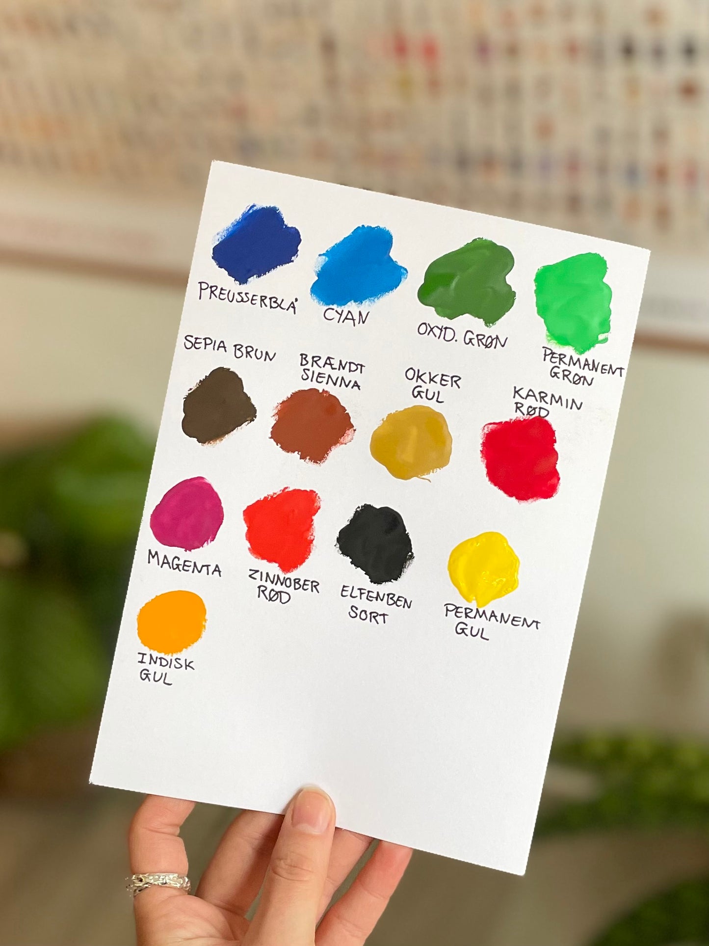 København - håndlavet linoleumstryk (vælg farve)